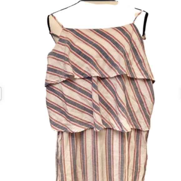 MAGNOLIA SKYE Jumpsuit  Ruffles Lightweight White - Picture 1 of 5